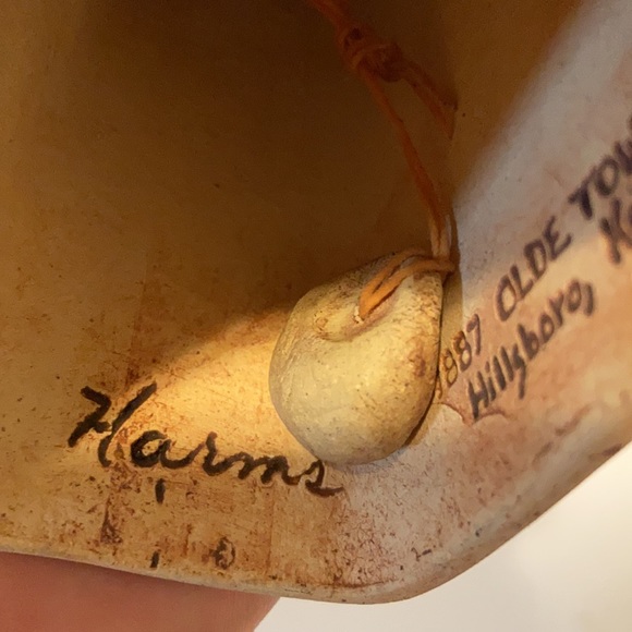 Wheat Grass Ceramic Cowbell Kansas 1982 - Picture 6 of 10